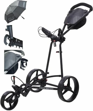 Big Max Autofold X2 Deluxe SET Phantom Black Pushtrolley