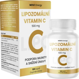 MOVIT ENERGY Lipozomální Vitamin C 500 mg 120 kapslí