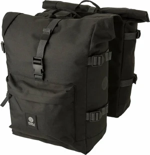 AGU H2O Roll-Top II Urban Doppelte Fahrradreisetasche Black 28 L