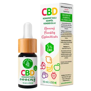 ZELENÁ ZEMĚ CBD kapky s ovocnou příchutí 5 % 10 ml