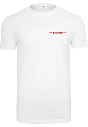 Notorious Big Ready To Die Tracklist T-Shirt White