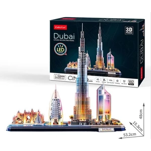 Cubicfun 3D Puzzle LED Dubai 182 dielikov