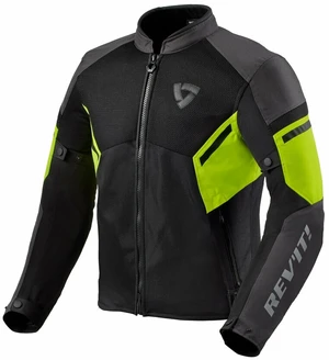 Rev'it! Jacket GT-R Air 3 Black/Neon Yellow S Textiljacke