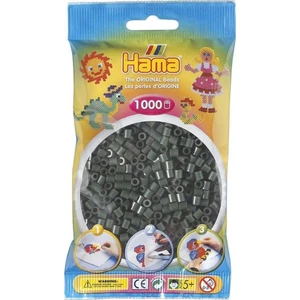 Hama H207-28 Tmavě zelené korálky 1000 ks Midi