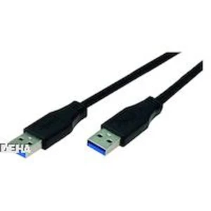 Bachmann #####USB-Kabel #####USB 3.2 Gen1 (USB 3.0 / USB 3.1 Gen1) #####USB-A Stecker, #####USB-A Stecker 3.00 m čierna