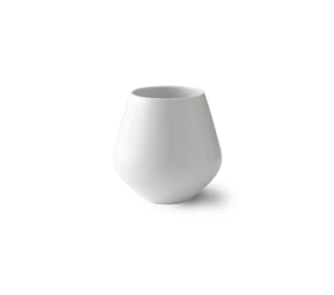 Váza White Fluted, 12 cm - Royal Copenhagen