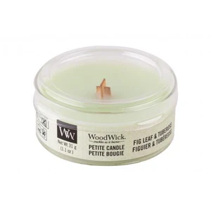 WoodWick Fig Leaf & Tuberose 31 g vonná svíčka unisex