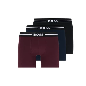 HUGO BOSS Three Pack Of Boxer Briefs With Logo Stretch-Cotton– XL