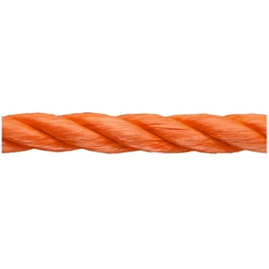 polypropylénové lano pletené (Ø x d) 12 mm x 50 m dörner + helmer 190024 oranžová