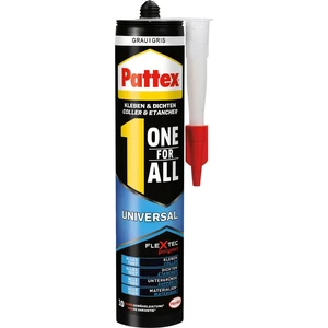 Pattex Kleben & Dichten One for All montážne lepidlo  Farba sivá PXFIG 420 g