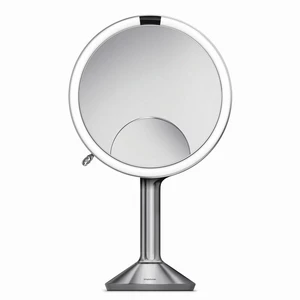 Zrkadlo kozmetické Simplehuman TRIO ST3024 kozmetické zrkadielko • systém Tru-lux • CRI 95 • bezdrôtová prevádzka (5 týždňov na jedno nabitie) • dobíj