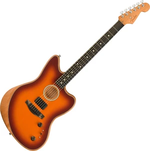 Fender American Acoustasonic Jazzmaster Tobacco Sunburst Elektroakustická kytara