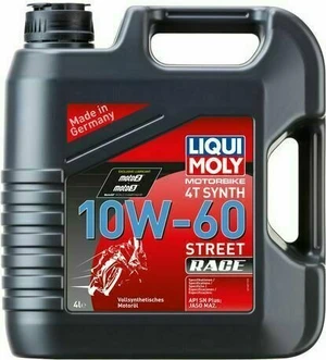 Liqui Moly 1687 Motorbike 4T Synth 10W-60 Street Race 4L Motorový olej