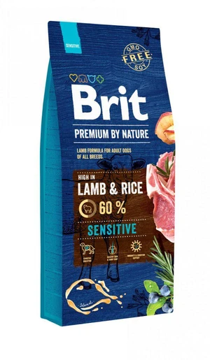 Brit Premium By Nature Dog Sensitive Lamb &amp; Rice - 3kg