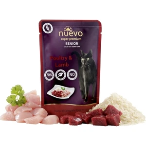 NUEVO cat kapsa SENIOR CHICKEN/lamb - 85g