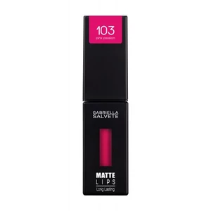 Gabriella Salvete Matte Lips 4,5 ml rúž pre ženy 103 Pink Passion tekuté linky