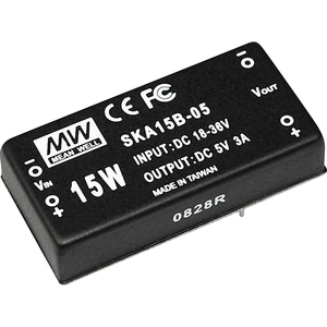 DC/DC-menič Mean Well SKA15B-15  1000 mA