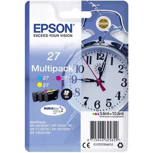 Epson Ink T2705, 27 originál kombinované balenie zelenomodrá, žltá, purpurová C13T27054012