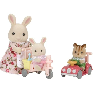 Sylvanian Families Mamka bílý králík s hrajícími si mláďaty