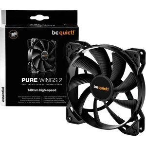 BeQuiet Pure Wings 2 PC vetrák s krytom čierna (š x v x h) 140 x 140 x 25 mm