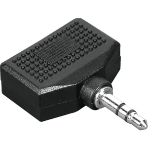 Hama 00043353  jack audio adaptér [1x jack zástrčka 3,5 mm - 2x jack zásuvka 3,5 mm] čierna