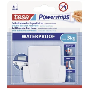 Tesa Powerstrips® Waterproof Duo Hook Plastic