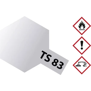 Tamiya akrylová farba kovová strieborná TS-83 nádoba so sprejom 100 ml