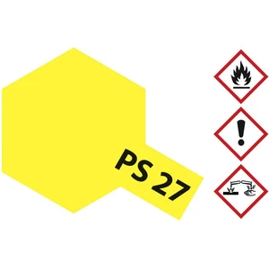 Tamiya farba Lexan neónovo žltá PS-27 nádoba so sprejom 100 ml