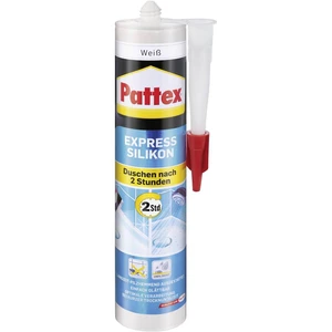 Pattex EXPRESS silikón  Farba biela PFESW 300 ml