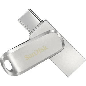 SanDisk Ultra® Dual Luxe Type-C™ USB pamäť pre smartphone a tablet  strieborná 256 GB USB-C™ USB 3.1 (1. generácia)