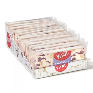 Nougat Riegel-Set Vital „Cranberry“, 15 x 45 g