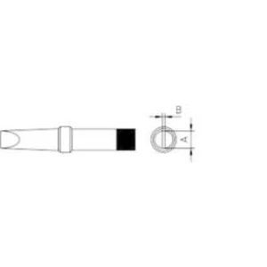 Pájecí hrot Weller 4PTC8-1, plochý, 3,2 mm