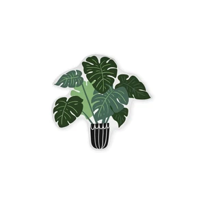 Dekoratívny vankúš z mikrovlákna Really Nice Things Monstera