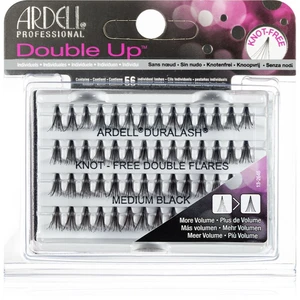 Ardell Double Up trsové nalepovacie mihalnice bez uzlíka veľkosť Medium Black