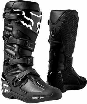 FOX Comp Boots Black 42,5 Cizme de motocicletă