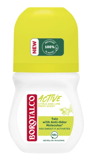 BOROTALCO Active Citrus and Lime Fresh, Roll-on deodorant Unisex 50 ml