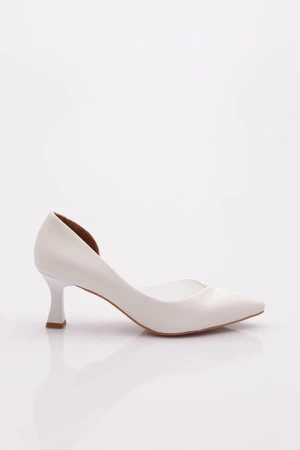 DGN Women's 353-22yrs. See-through Pointed Toe, Low-Cut Toes, Heels.