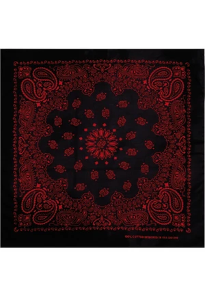 Scarf blk/red