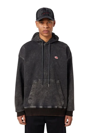 Sweatshirt - Diesel D-UM-RIB-NE SWEAT-SHIRT black