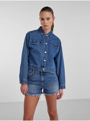 Blue Women's Denim Jacket Pieces Tessie - Women