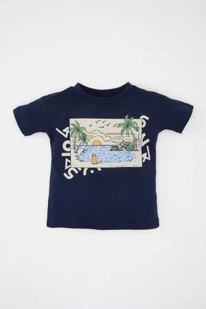 DEFACTO Baby Boy Printed Short Sleeve T-Shirt