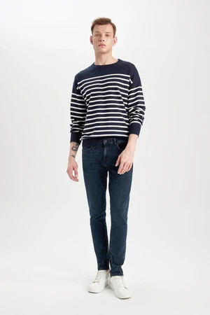 DEFACTO Carlo Skinny Fit Extra Narrow Fit Normal Waist Extra Narrow Leg Jean Trousers