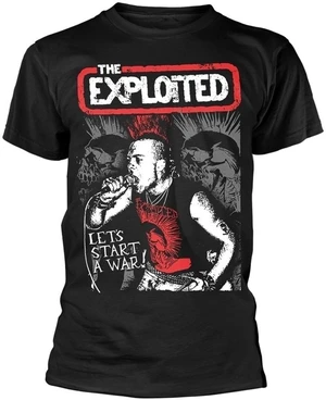 The Exploited Maglietta Let's Start A War Black XL