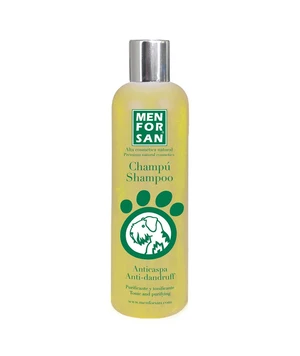 Menforsan natürliches Anti-Schuppen-Shampoo mit Zitrone für Hunde, 300 ml