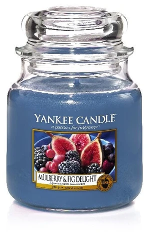 Yankee Candle Vonná svíčka Classic střední Mulberry & Fig Delight 411 g