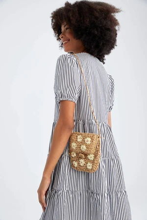 DEFACTO Wicker Crossbody Bag