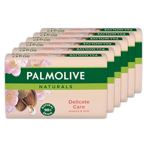 PALMOLIVE Naturals Tuhé mýdlo Almond 6x 90 g