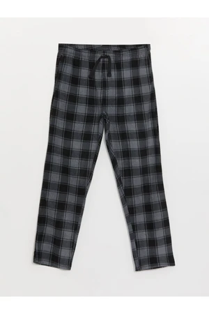 LC Waikiki Standard Fit Plaid Fleece Pajama Bottom