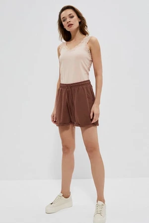 Plain cotton shorts