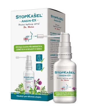 Dr. Weiss STOPKAŠEL Angin-EX bylinný sprej 30 ml